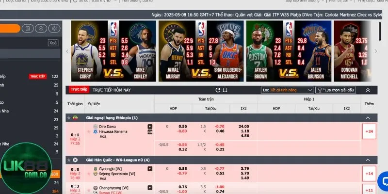 Chiến lược nghiên cứu và lựa chọn kèo phù hợp giúp tăng cơ hội chiến thắng tại UK88
