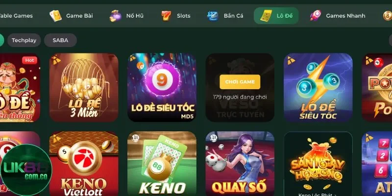 Keno UK88 được yêu thích hiện nay