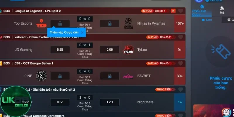 Lựa chọn trận đấu phù hợp trong kèo thẻ phạt