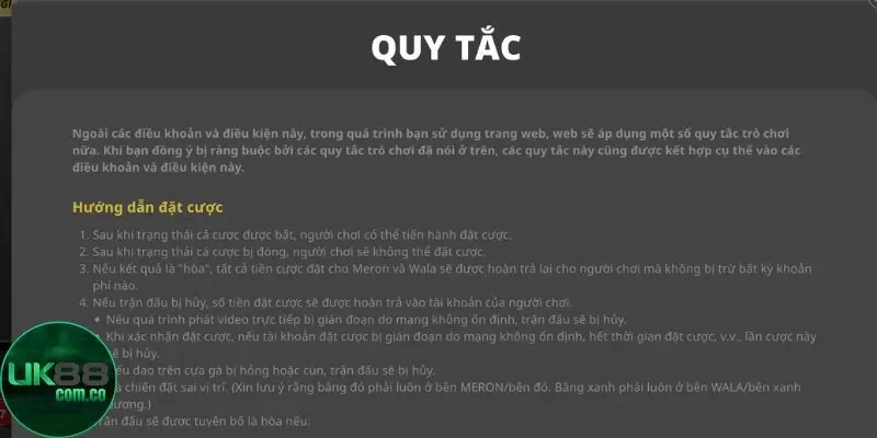 Theo dõi sát trận đấu đá gà cựa sắt UK88